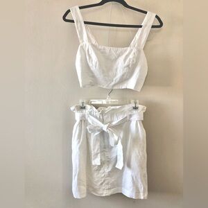 Reformation Linen Olsen Two-Piece Set